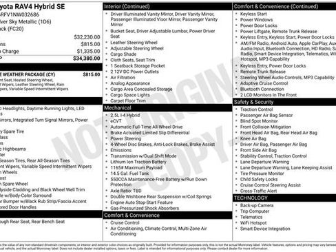 Certified 2022 Toyota RAV4 SE w/ SE Grade Weather Package AWD/4WD image 19
