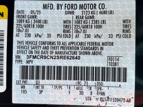 Used 2025 Ford Bronco Sport Outer Banks w/ Outer Banks Tech Package+ image 34