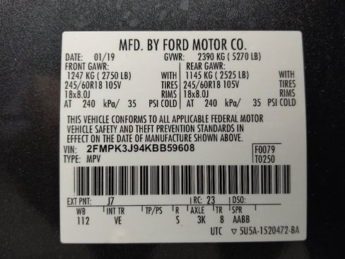Used 2019 Ford Edge SEL w/ Equipment Group 201A FWD image 33