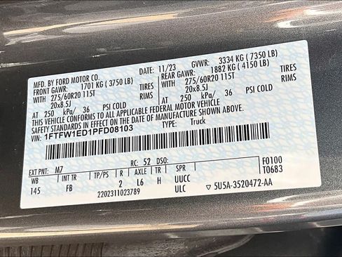 Used 2023 Ford F150 XLT w/ Equipment Group 302A High AWD/4WD image 34