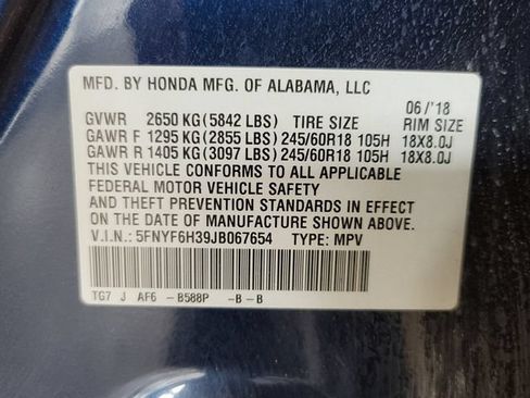 Used 2018 Honda Pilot EX image 36