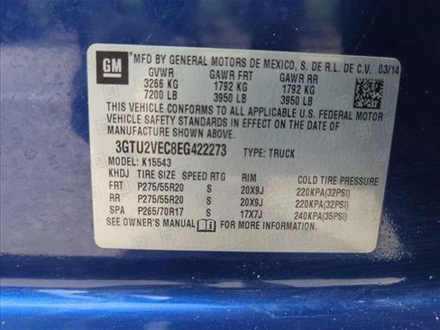 Used 2014 GMC Sierra 1500 SLT w/ SLT Crew Cab Value Package AWD/4WD image 24