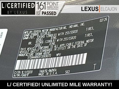 Certified 2026 Lexus TX 350 AWD w/ Technology Package image 28