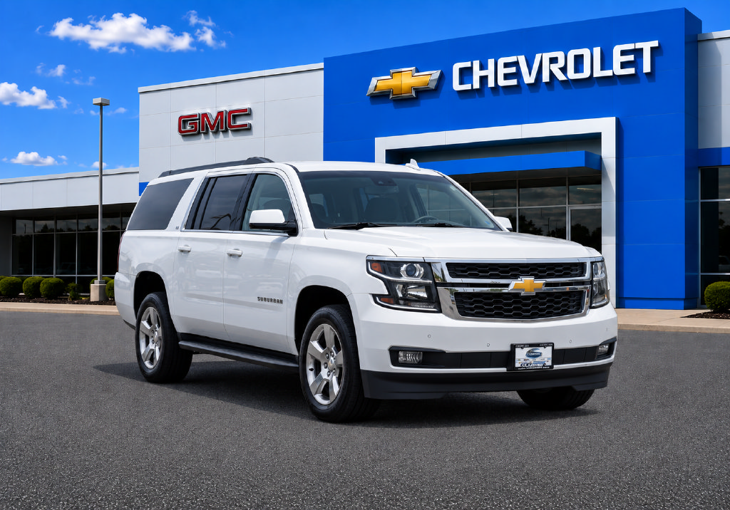 Used 2017 Chevrolet Suburban LT w/ Luxury Package AWD/4WD image 1