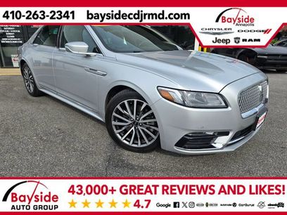 Used 2019 Lincoln Continental Select w/ Continental Climate Package