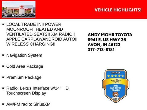Used 2023 Lexus RX 350 Premium w/ Cold Area Package AWD/4WD image 2