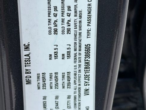 Used 2019 Tesla Model 3 Long Range AWD/4WD image 27