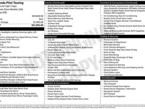 Certified 2025 Honda Pilot Touring image 4