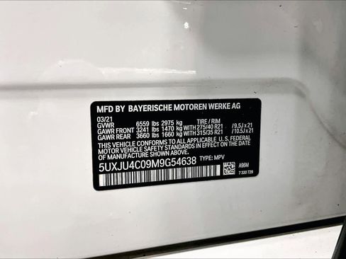 Used 2021 BMW X5 M50i w/ Premium Package image 34