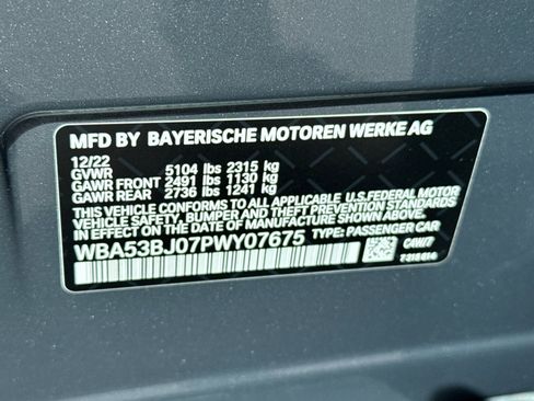 Certified 2023 BMW 540i w/ M Sport Package RWD image 41
