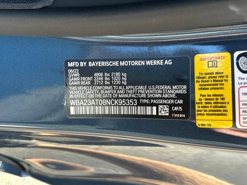 Used 2022 BMW 430i Convertible w/ M Sport Package RWD image 23