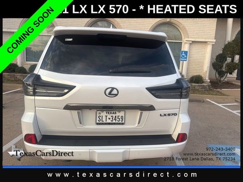 Used 2021 Lexus LX 570 4WD w/ 3rd Row & Luxury Pkg image 3