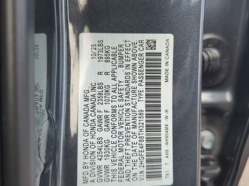 Certified 2026 Honda Civic Sport image 31