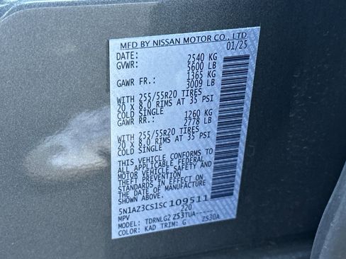 Used 2025 Nissan Murano SL AWD/4WD image 56