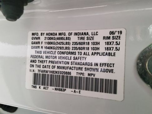 Certified 2019 Honda CR-V EX-L image 48