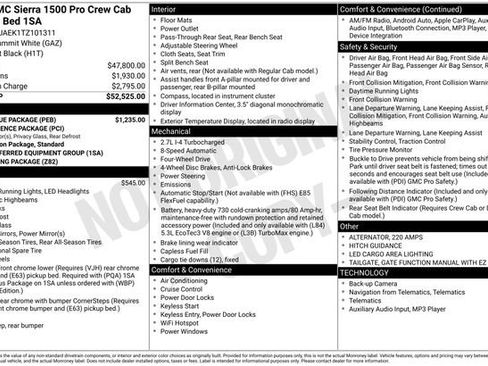 New 2026 GMC Sierra 1500 Pro w/ Pro Value Package AWD/4WD image 37