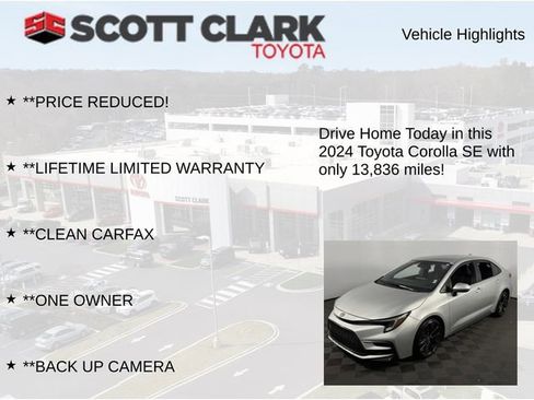 Used 2024 Toyota Corolla SE image 12