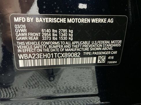 New 2026 BMW 740i RWD image 12