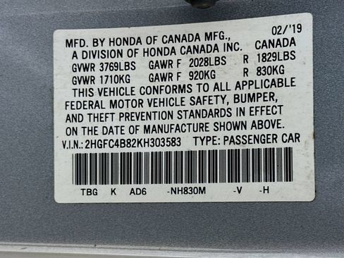 Used 2019 Honda Civic Sport image 35