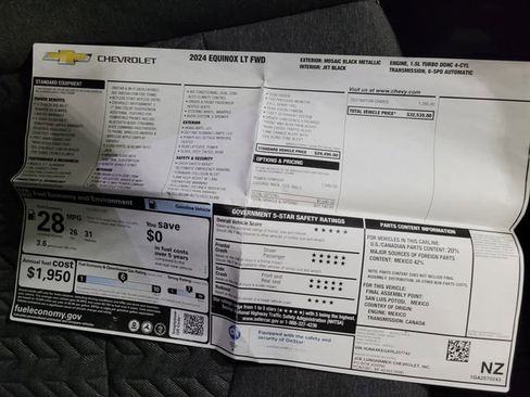 Used 2024 Chevrolet Equinox LT image 67