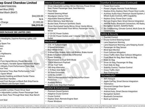 New 2026 Jeep Grand Cherokee Limited RWD image 13