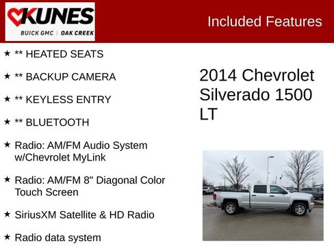 Used 2014 Chevrolet Silverado 1500 LT w/ All Star Edition image 2