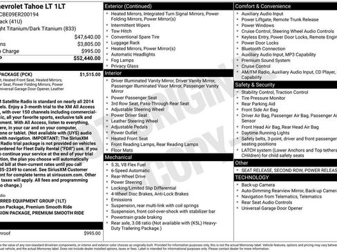 Used 2014 Chevrolet Tahoe LT w/ Luxury Package image 26