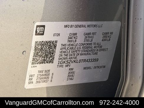 New 2026 GMC Yukon AT4 Ultimate w/ LPO, Floor Liner Package AWD/4WD image 27
