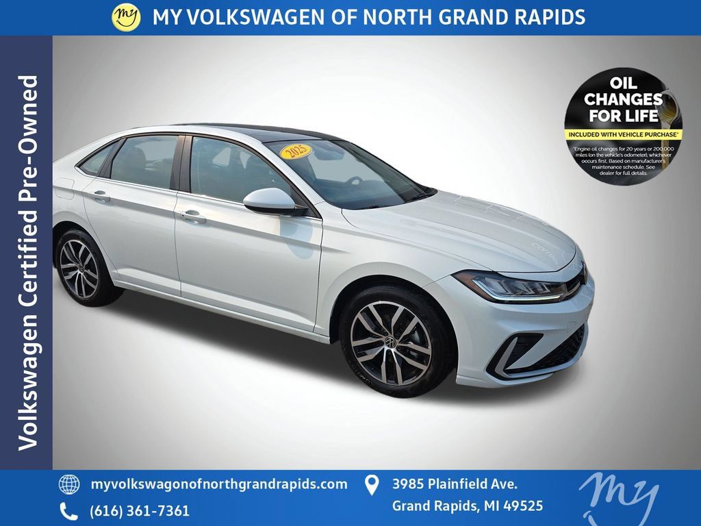 Used 2025 Volkswagen Jetta SE w/ Sunroof Package FWD 360° Tour