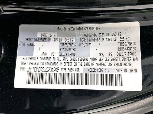 Used 2018 MAZDA MX-5 Miata Grand Touring image 37