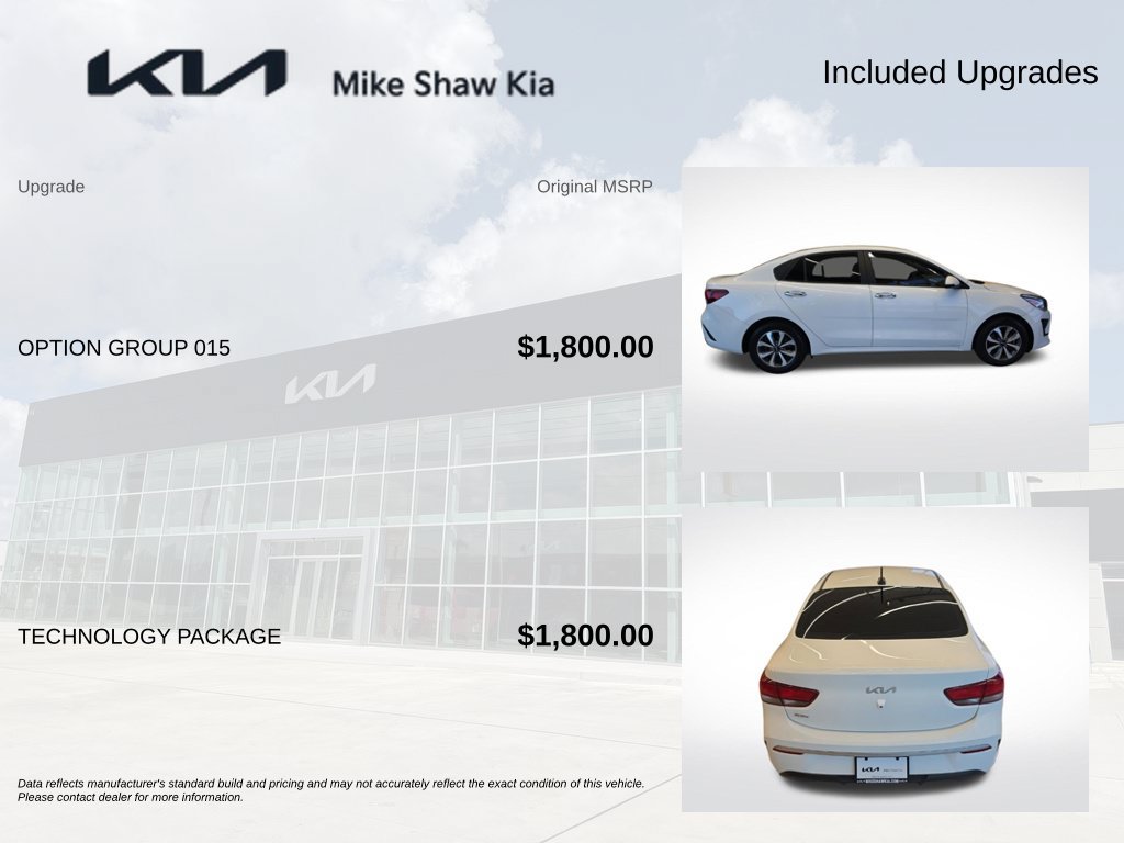 Used 2022 Kia Rio S w/ Technology Package FWD image 6
