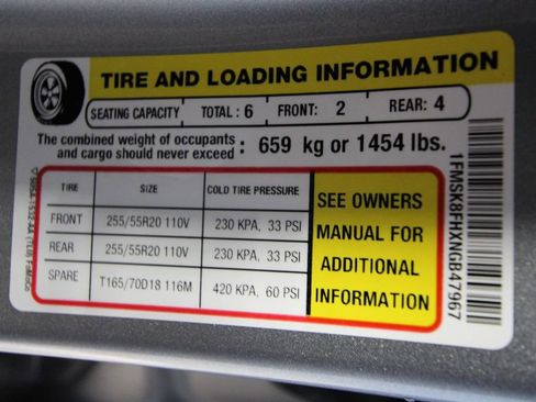 Used 2022 Ford Explorer Limited w/ Equipment Group 301A image 46