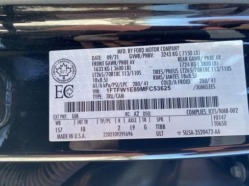 Used 2021 Ford F150 XLT w/ Equipment Group 302A High image 22