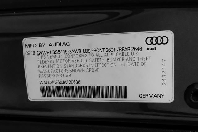 Used 2018 Audi S5 Prestige w/ S Sport Package AWD/4WD image 81