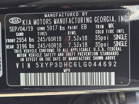 Used 2020 Kia Telluride EX AWD/4WD image 31