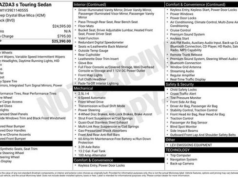 Used 2014 MAZDA MAZDA3 s Touring image 32