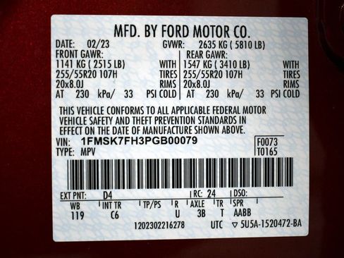 Used 2023 Ford Explorer Limited w/ Limited Technology Package image 16