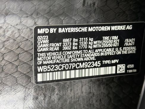 Certified 2023 BMW iX xDrive50 w/ Convenience Package image 20