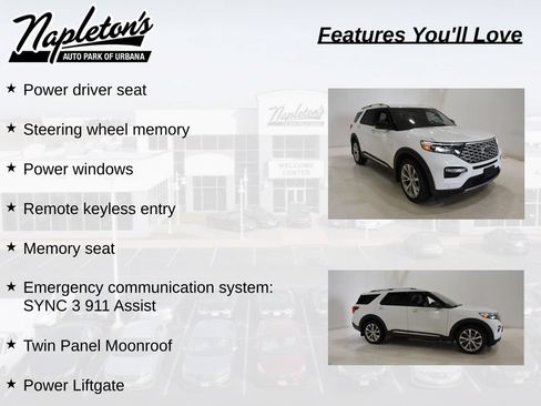 Used 2021 Ford Explorer Platinum w/ Equipment Group 601A AWD/4WD image 15