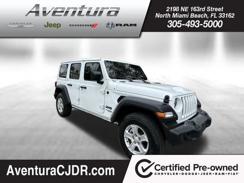 Used 2021 Jeep Wrangler Unlimited Sport w/ Sun And Sound Package AWD/4WD image 1