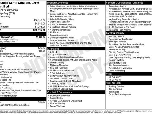 Used 2022 Hyundai Santa Cruz SEL w/ Activity Package AWD/4WD image 24