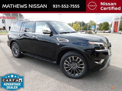 Used 2022 Nissan Armada Platinum w/ Captain's Chairs Package AWD/4WD image 1