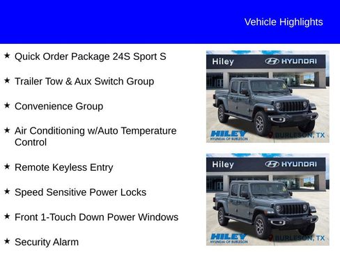 Used 2024 Jeep Gladiator Sport AWD/4WD image 11