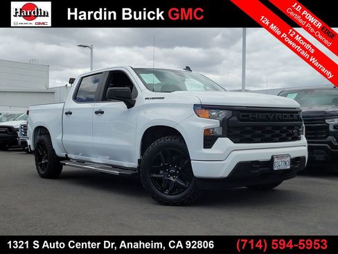 Used 2022 Chevrolet Silverado 1500 Custom w/ LPO, Dark Essentials Package RWD image 1