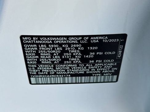 Used 2024 Volkswagen Atlas SE AWD/4WD image 58