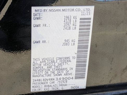 Used 2024 Nissan Altima 2.5 SV FWD image 24