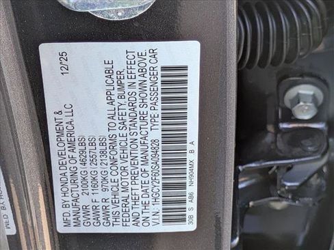 New 2025 Honda Accord EX-L image 16