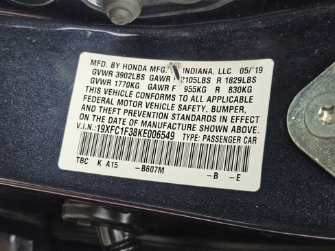Used 2019 Honda Civic EX image 31