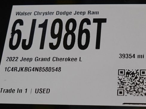 Used 2022 Jeep Grand Cherokee L Limited w/ Trailer Tow Group (B) image 33
