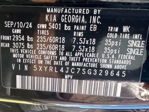 Certified 2025 Kia Sorento S w/ Panoramic Sunroof Package FWD image 34